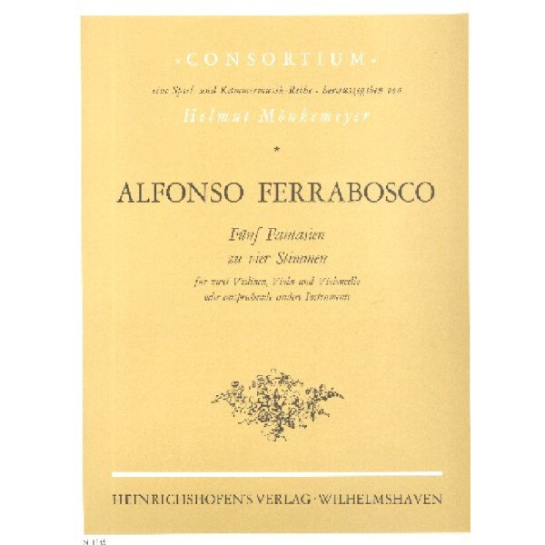 5 Fantasien zu vier Stimmen für zwei Violinen,