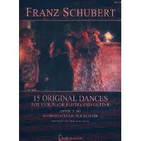 15 Original Dances D365:  for violin (flute)