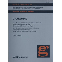 Chaconne für 2 Violinen (Oboen), Fagott