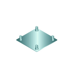 Alutruss Quadlock end plate QQG cone male