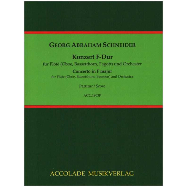 Konzert F-Dur op.83, 85, 87, 90