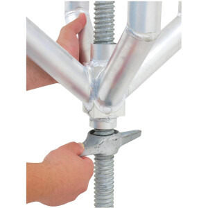 Alutruss Quadlock Nivellier-Fußgestell QNF-300