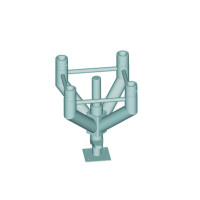 Alutruss Quadlock Nivellier-Fußgestell QNF-300