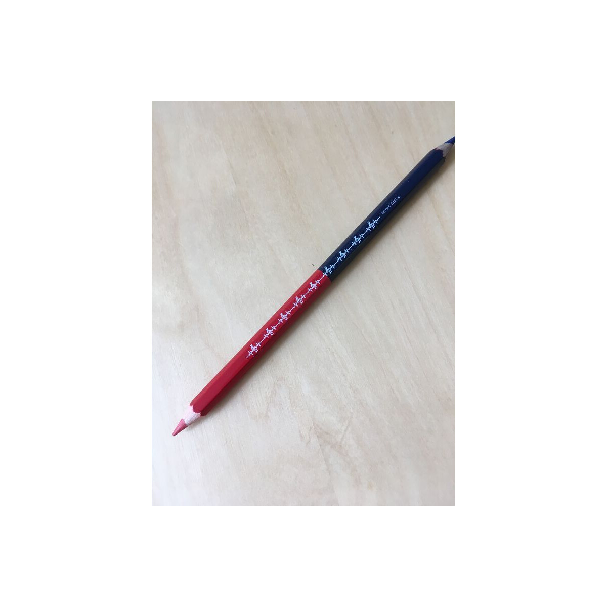 Roter und blauer Stift R&B pencil