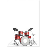Postkarte Schlagzeug