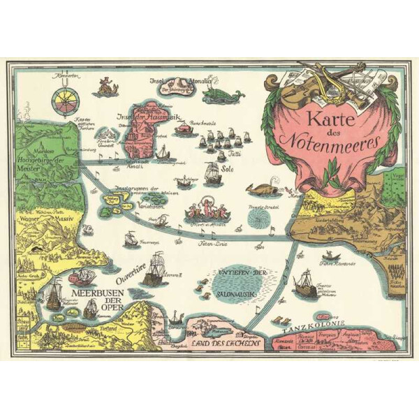 Karte des Notenmeeres