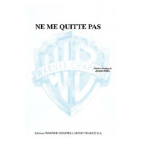 Ne me quitte pas: pour chant et piano