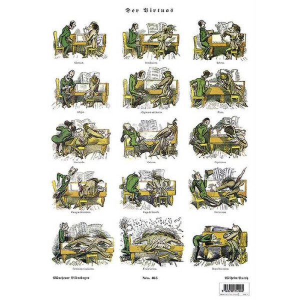 Der Virtuos Poster (farbig)