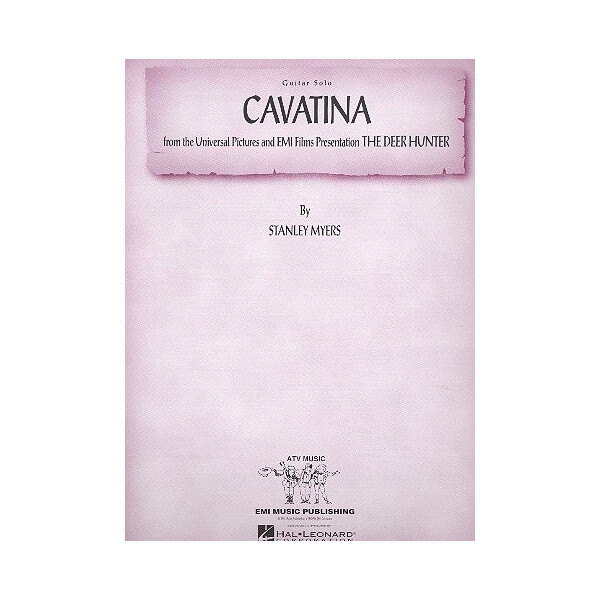 Cavatina: Guitar Solo Einzelausgabe