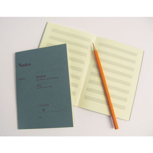 Notes Merkheft für Noten und Notizen