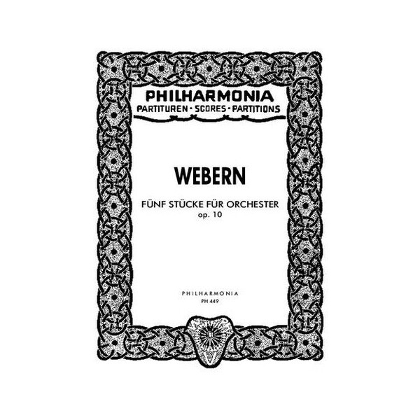 5 Stücke op.10 für Orchester