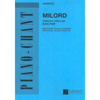 Milord: pour voix et piano