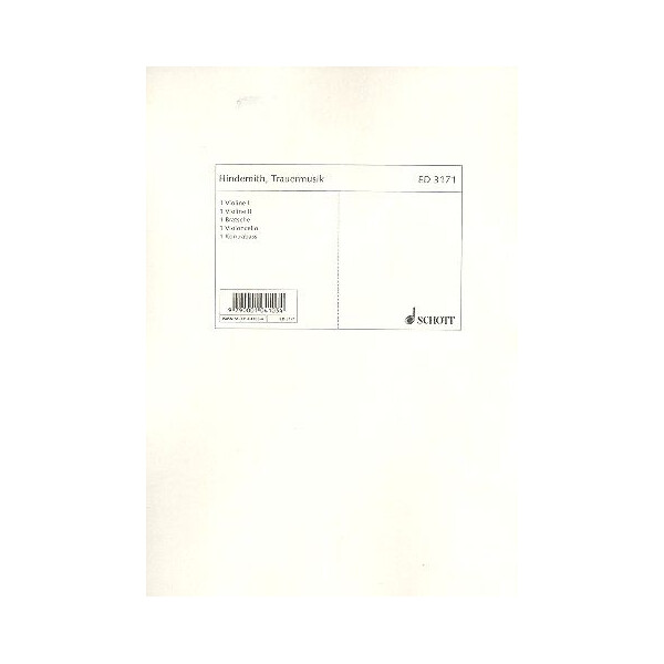 Trauermusik für Viola und