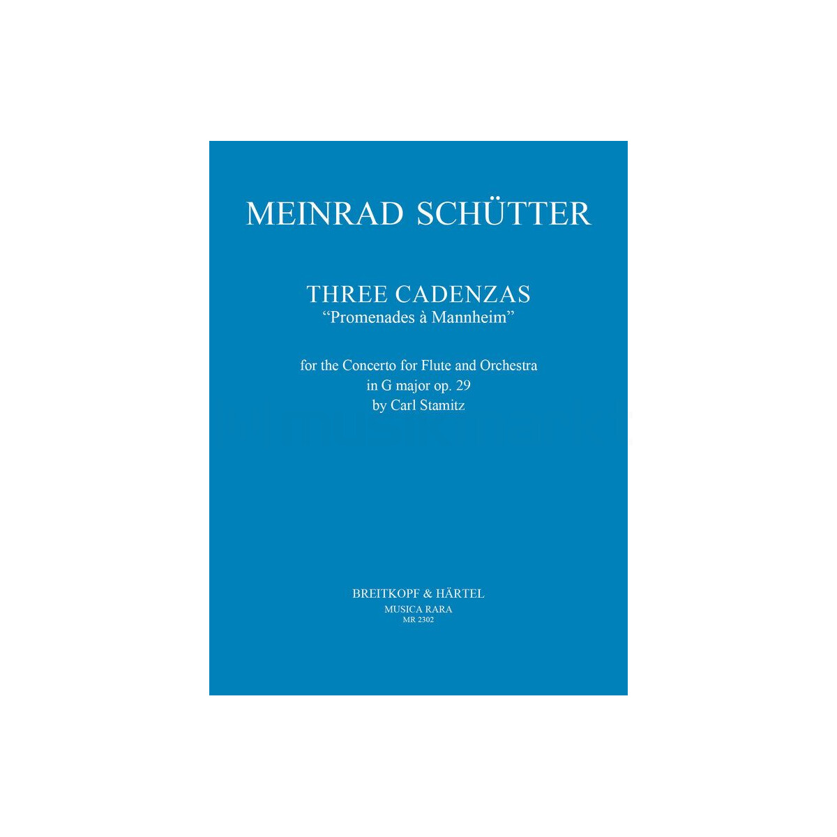 3 Kadenzen zum Konzert G-Dur op.29