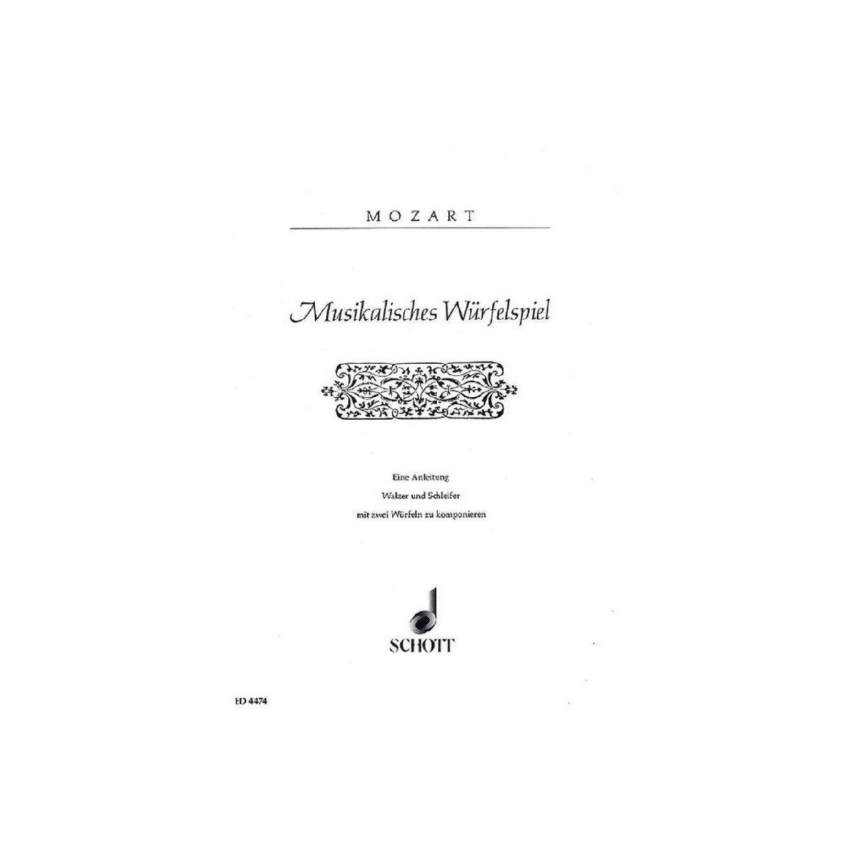 Musikalisches Würfelspiel box