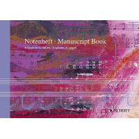 Notenheft Din A5 quer 6 Systeme 32 Seiten