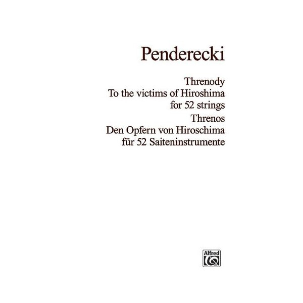 Threnody to the Victims of Hiroshima