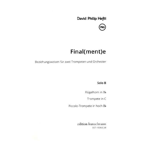 Final(ment)e, Beziehungsweisen