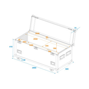 OnTruss EventBoard Transport-Case groß sw