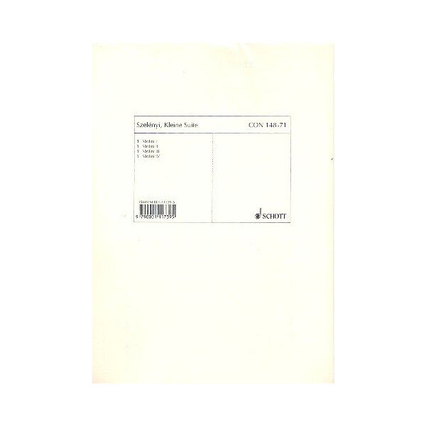 Kleine Suite für 4 Violinen