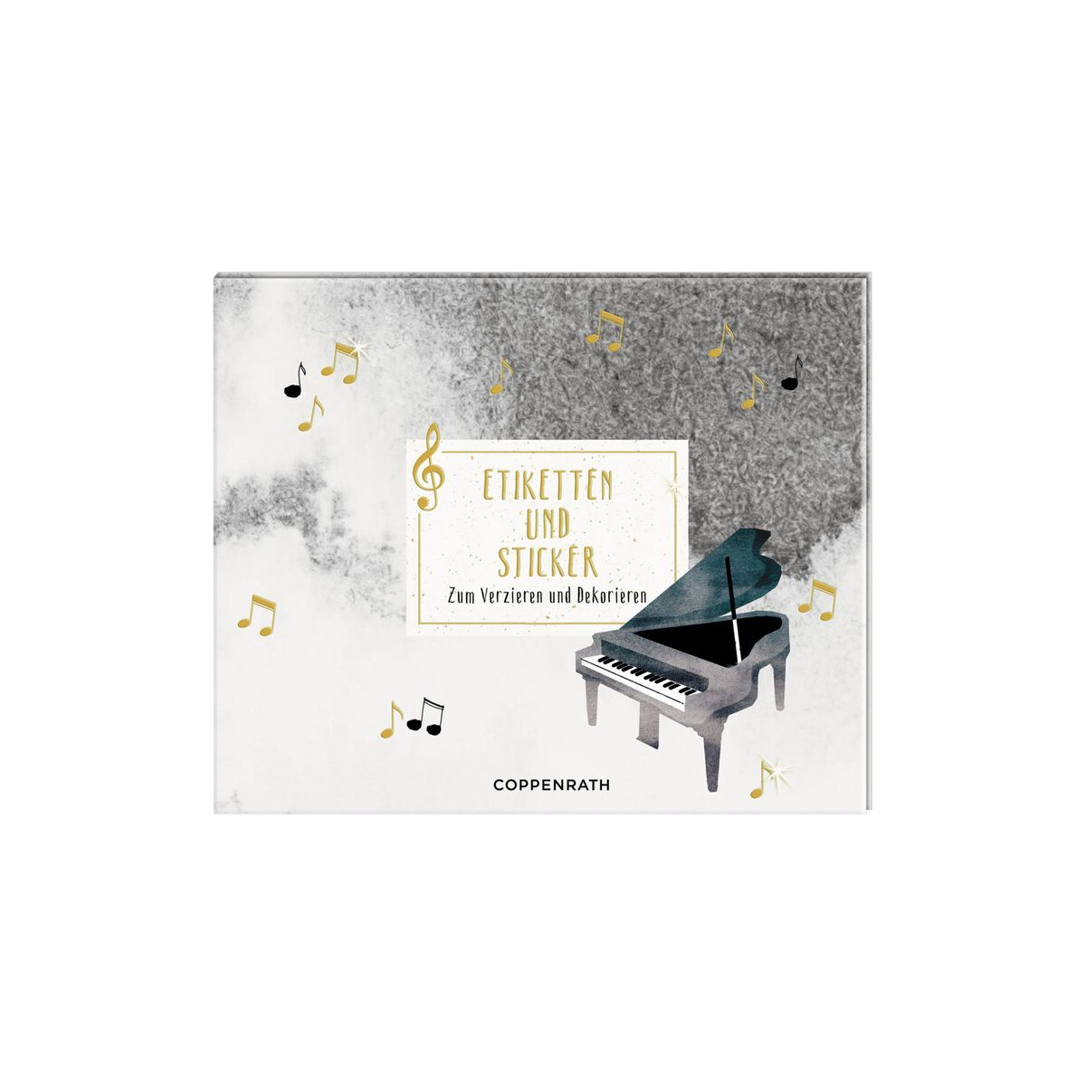 Stickerbuch - Etiketten und Sticker (All about music)