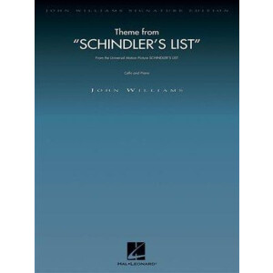 Theme from Schindlers List for cello and orchestra: