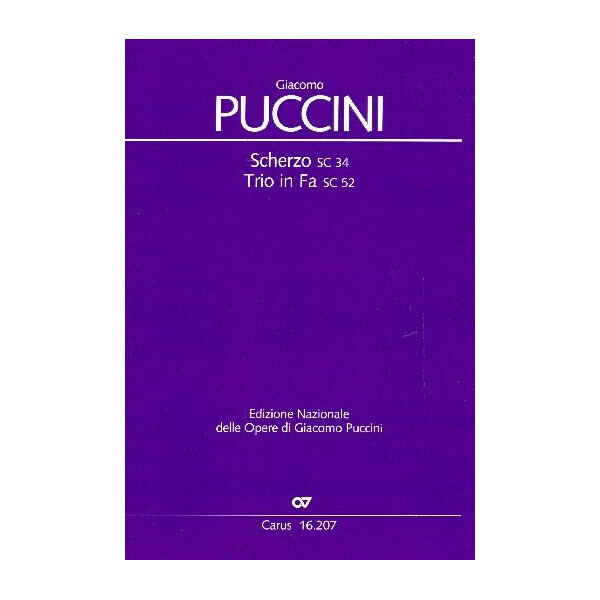 Scherzo a-Moll SC34 und Trio F-Dur SC52