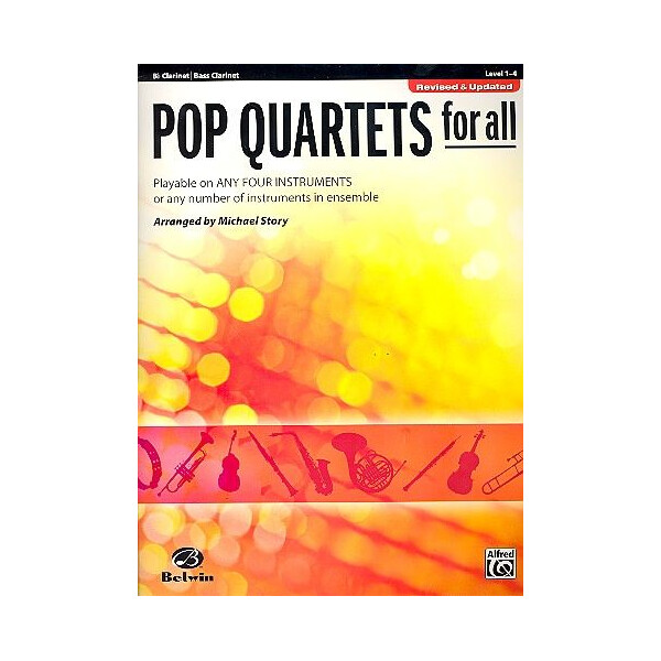 Pop Quartets for all: for 4 instruments