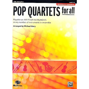 Pop Quartets for all: for 4 instruments