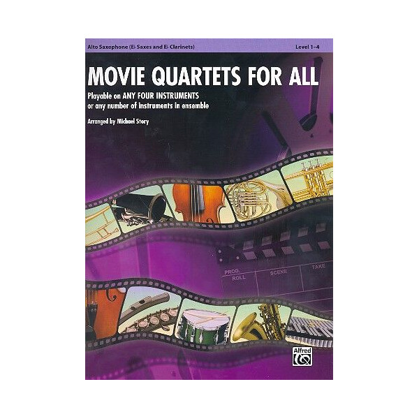 Movie Quartets for all: for 4 instruments