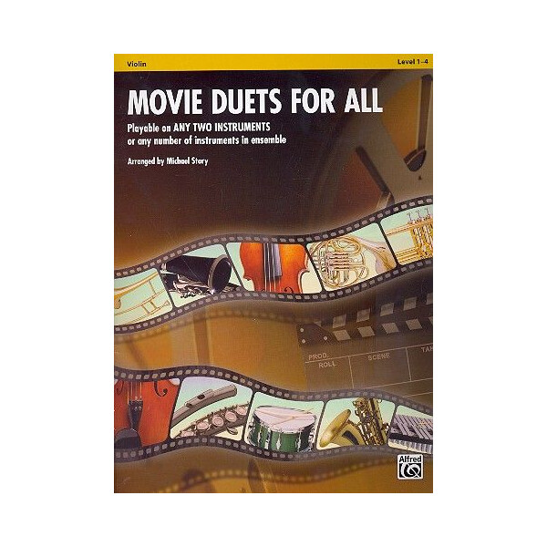 Movie Duets for all: for 2 instruments