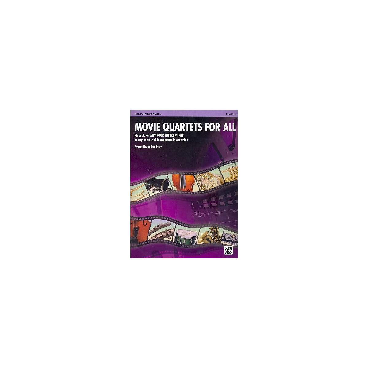 Movie Quartets for all: for 4 instrument box