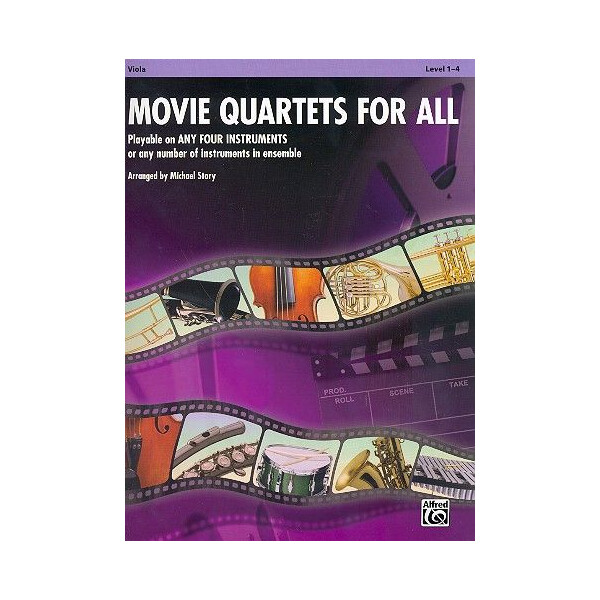 Movie Quartets for all: for 4 instruments