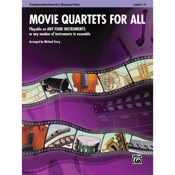 Movie Quartets for all: for 4 instruments