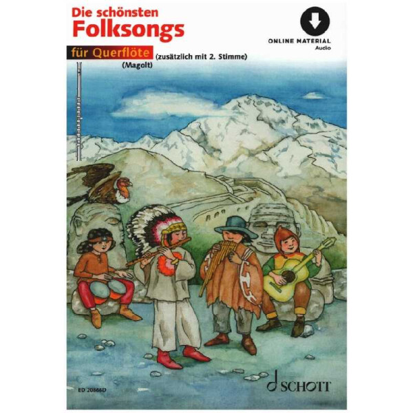 Die schönsten Folksongs (+Online Audio)