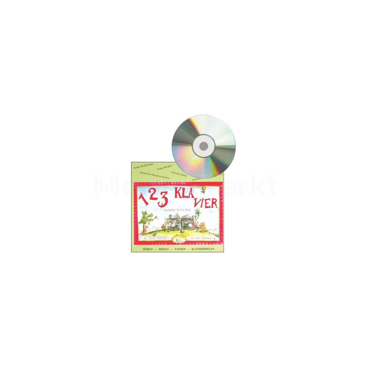 1 2 3 Klavier CD zur Klavierschule