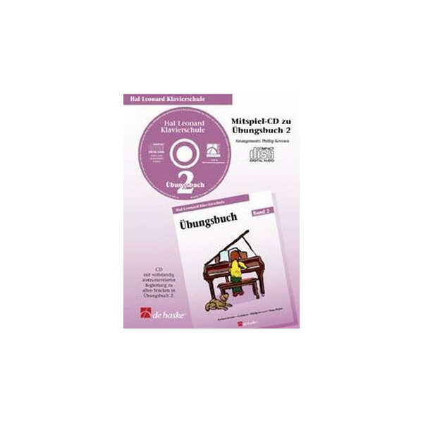 Klavierschule Band 2 - Übungsbuch CD