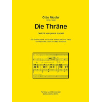 Die Thräne für hohe Stimme,