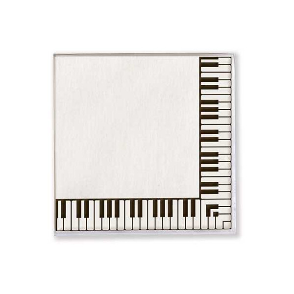 Servietten Tastatur 25x25cm (20 Stück)