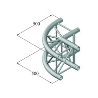 Alutruss Quadlock 6082C-21R 2-Wege-Ecke 90°