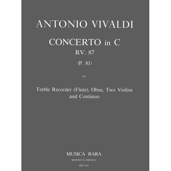 Konzert C-Dur RV87 PV81