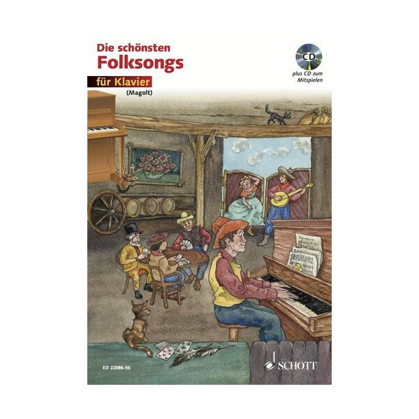 Die schönsten Folksongs (+CD)