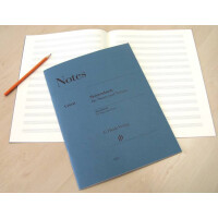 Skizzenbuch für Noten und Notizen