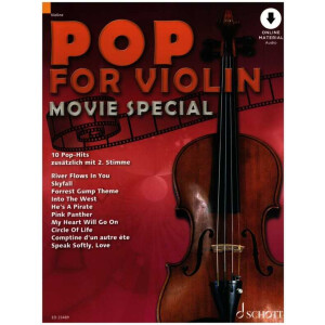 Pop for Violin - Movie Special (+Online Audio)