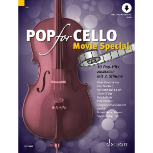 Pop for Cello - Movie Special (+Online Audio)