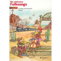 Die schönsten Folksongs: für 1-2 Violinen
