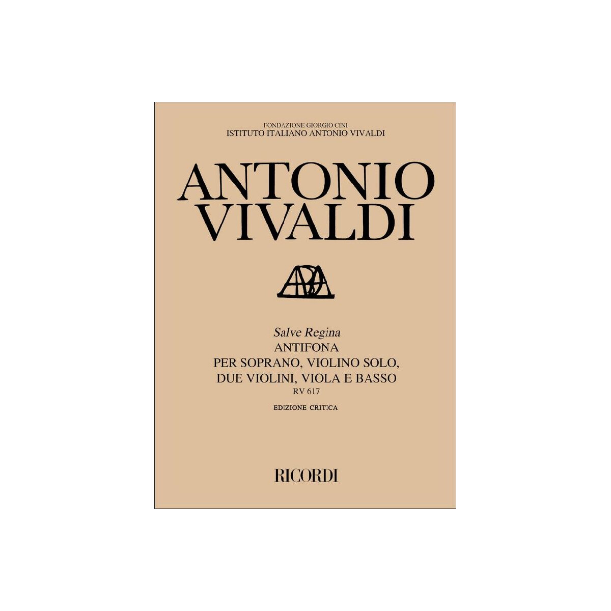 Salve regina RV617 Antiphon f&uuml;r