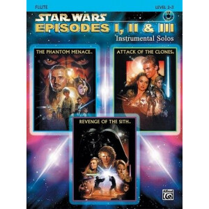 Star Wars Episodes 1-3 (+CD): for flute