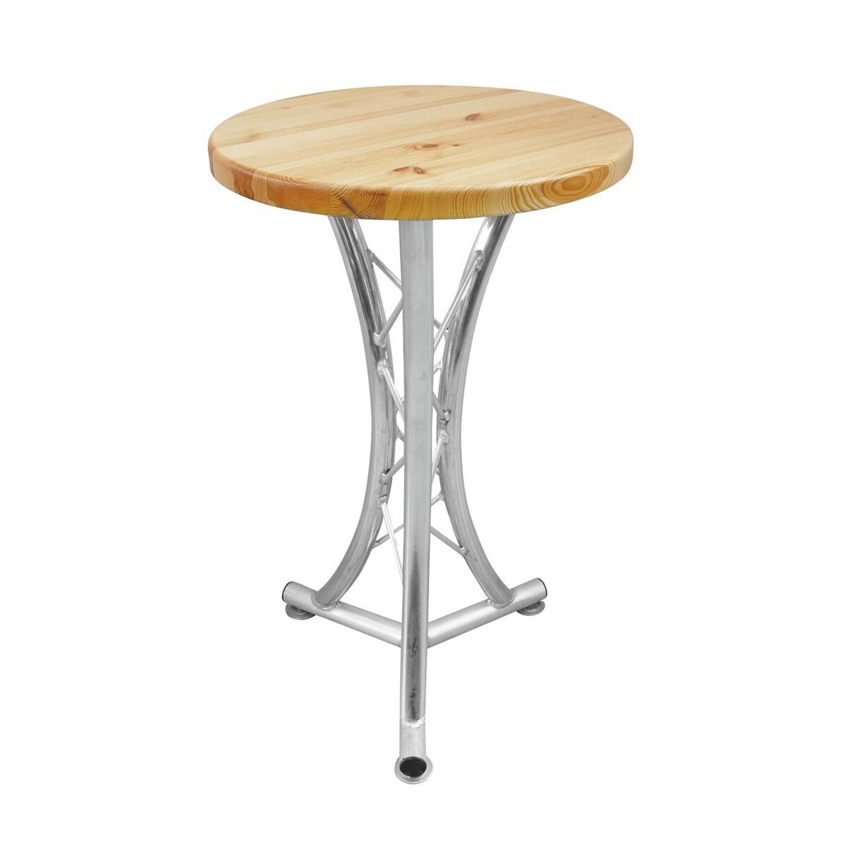 Alutruss bistro table, curved