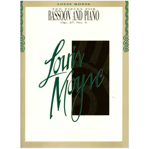 10 Pieces op.37,5 for bassoon and piano